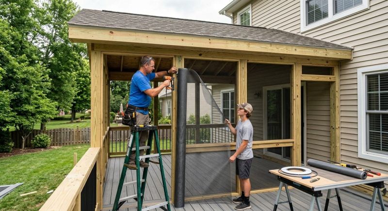 Enclosed Porch Construction in Nashville, TN