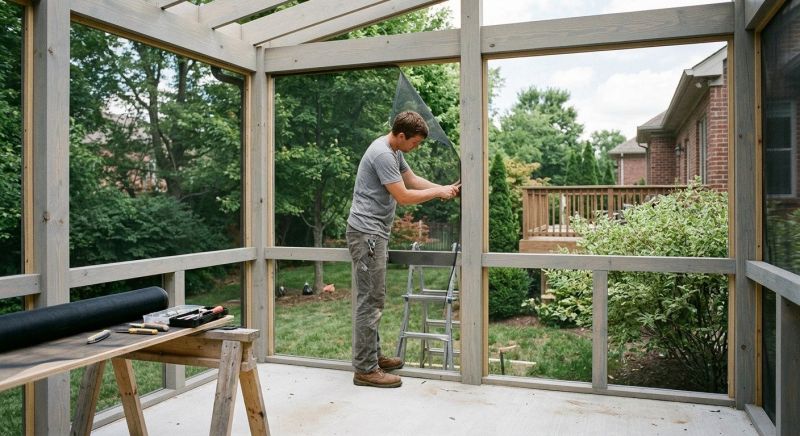 Enclosed Porch Installation in Dallas, TX