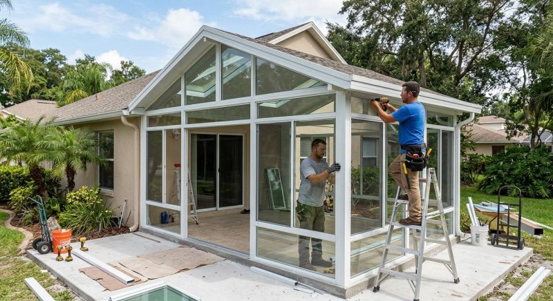Sunroom Addition Construction in Austin, TX